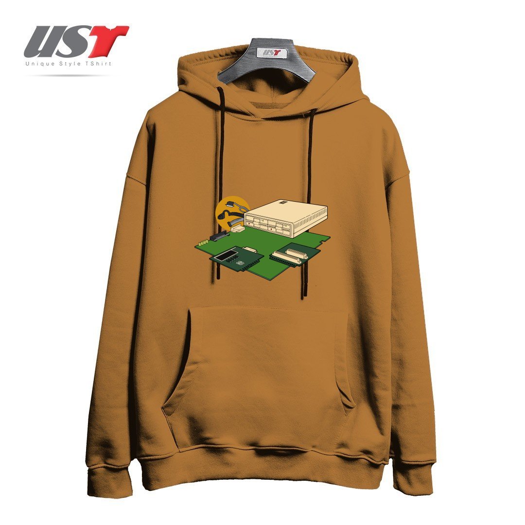 هودی اورسایز طرح VINTAGE COMPUTER