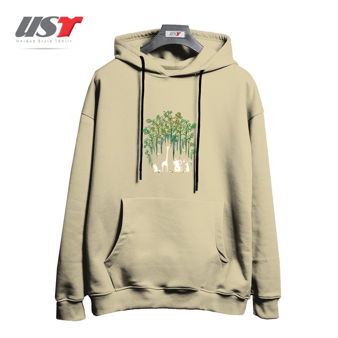 طرح FORESTATION هودی اورسایزرنگ نخودی