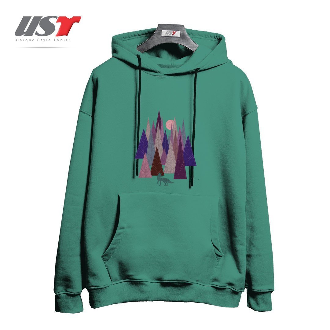 هودی اورسایز طرح STRANGE FOREST