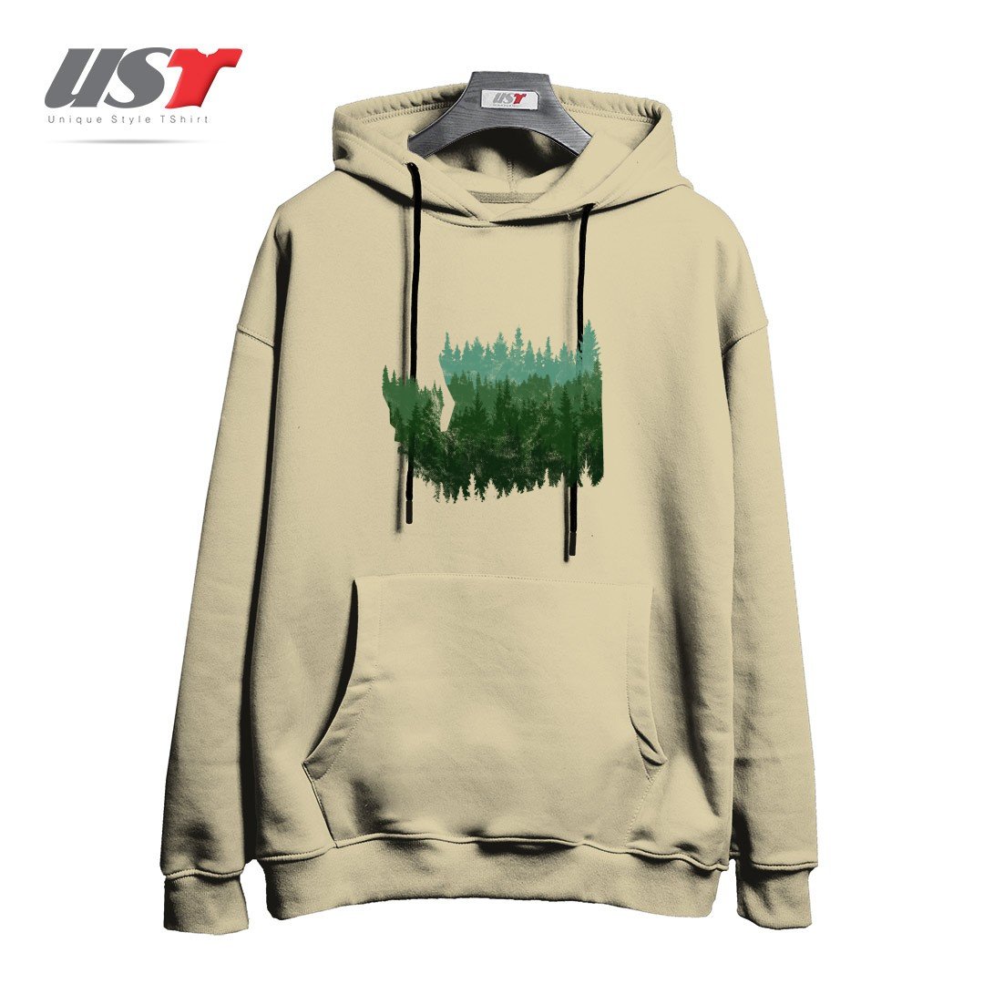 طرح THE WASHINGTON ESCAPE هودی اورسایزرنگ نخودی