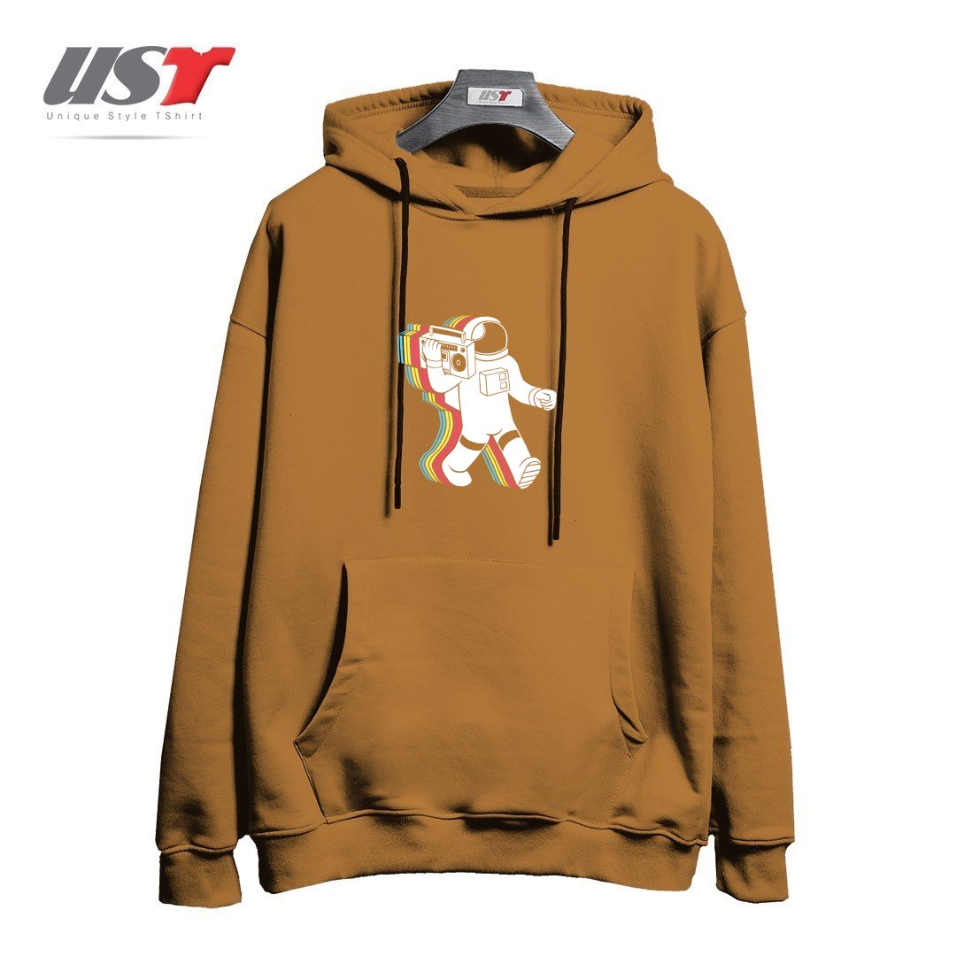 طرح FUNKALICIOUSFUNKALICIOUS هودی اورسایزرنگ نسکافه ای