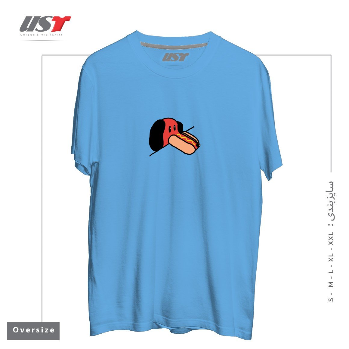 تیشرت اورسایز طرح JUST A WEIRD SCENE # 32