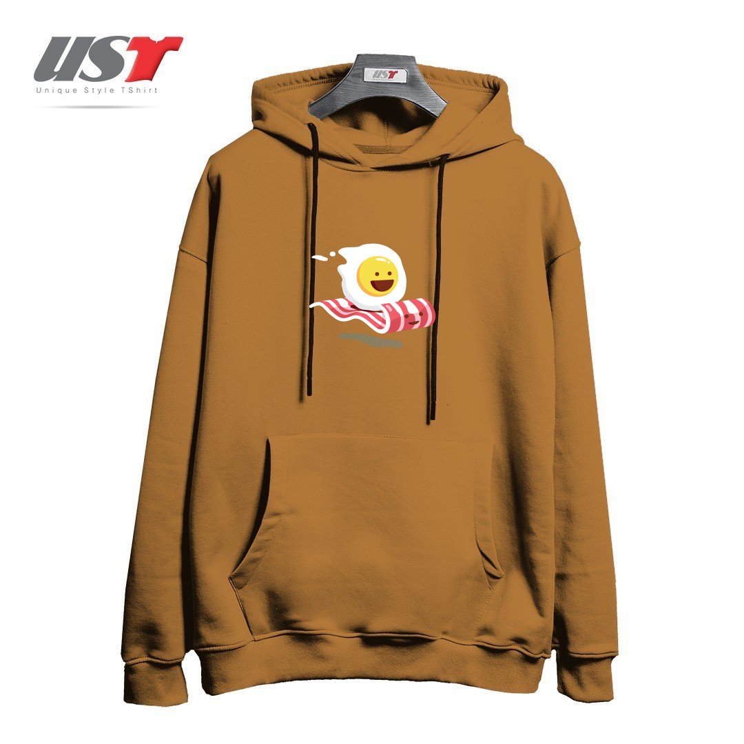 طرح MAGIC BACON RIDE1 هودی اورسایزرنگ نسکافه ای