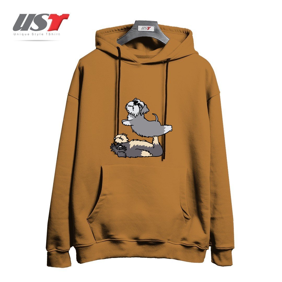 هودی اورسایز طرح ACROYOGA SCHNAUZER