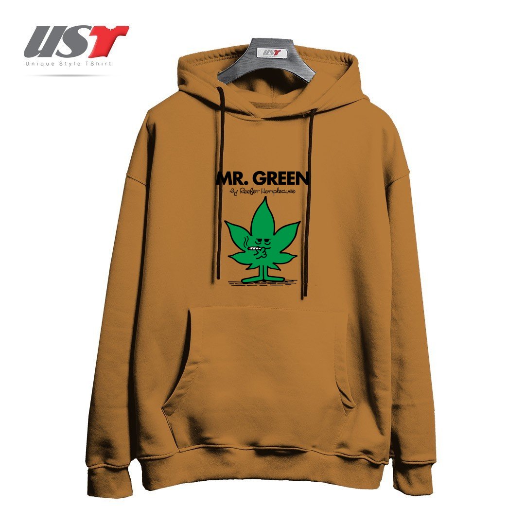هودی اورسایز طرح MR. GREEN