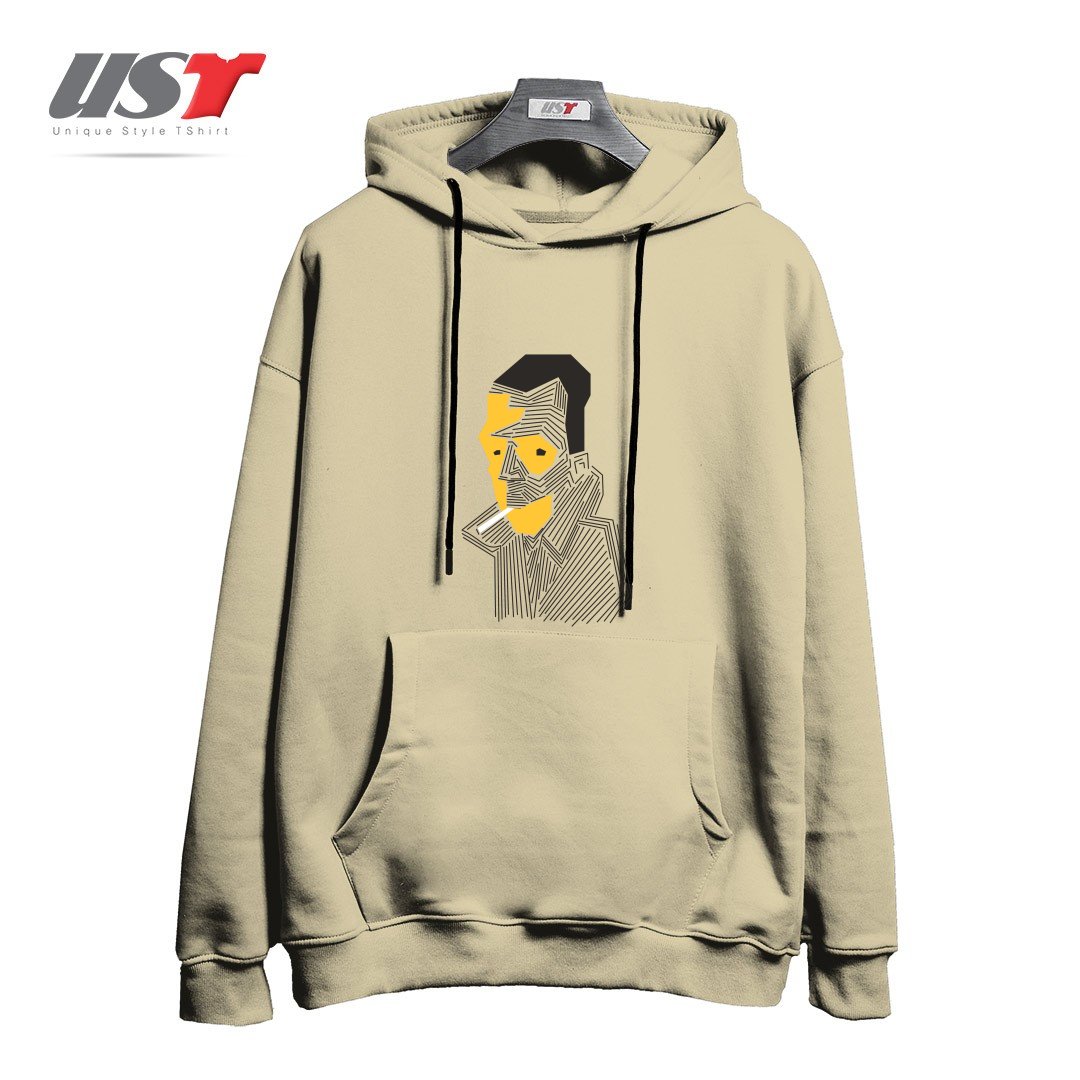 طرح STRANGE هودی اورسایزرنگ نخودی