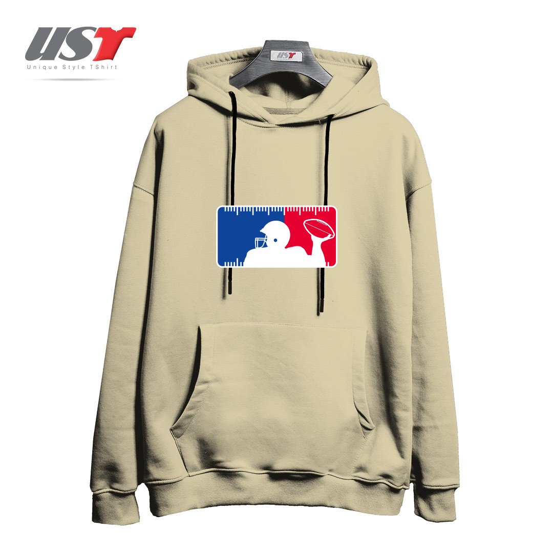 طرح MAJOR LEAGUE FOOTBALL هودی اورسایزرنگ نخودی