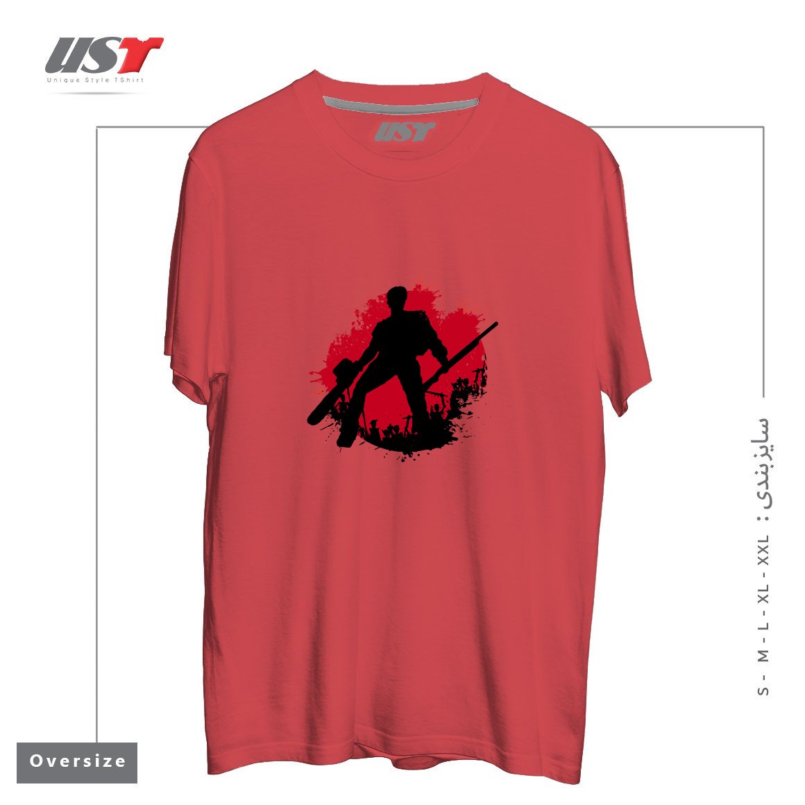 تیشرت اورسایز طرح DARK ARMY