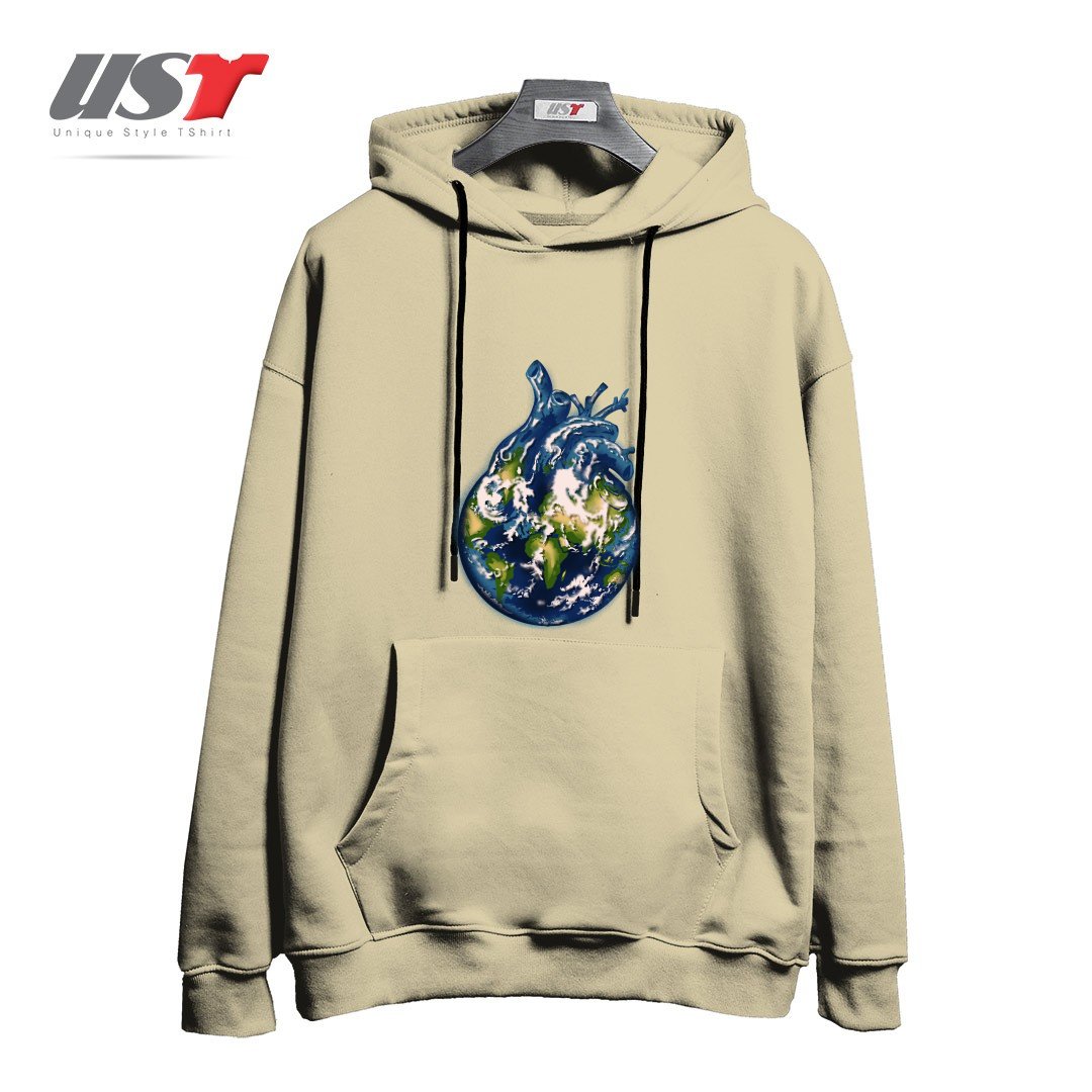 طرح (H)EARTH هودی اورسایزرنگ نخودی