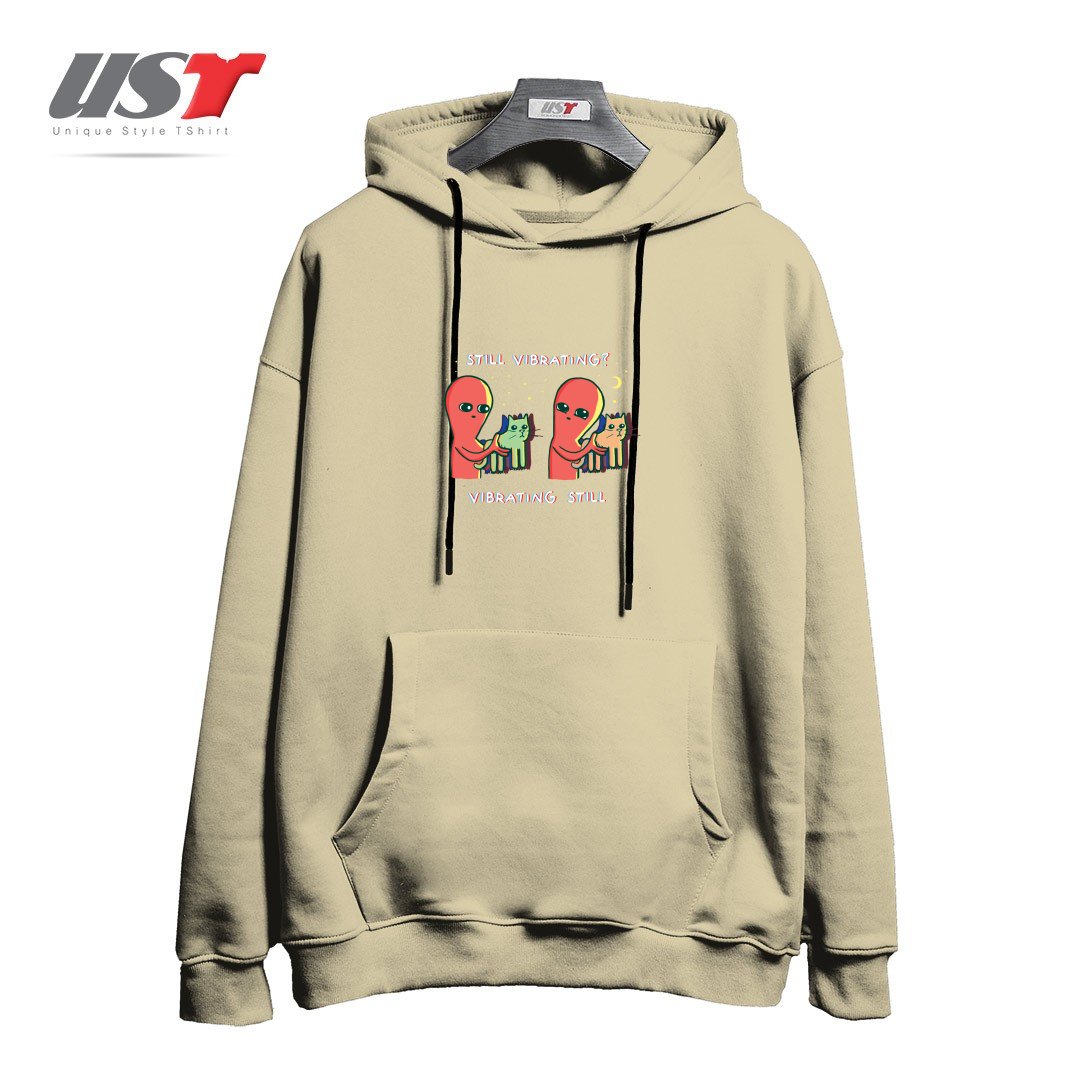 طرح STRANGE PLANET I FOUND THIS ITS VIBRATING  STRANGE TIMES EDITION هودی اورسایزرنگ نخودی