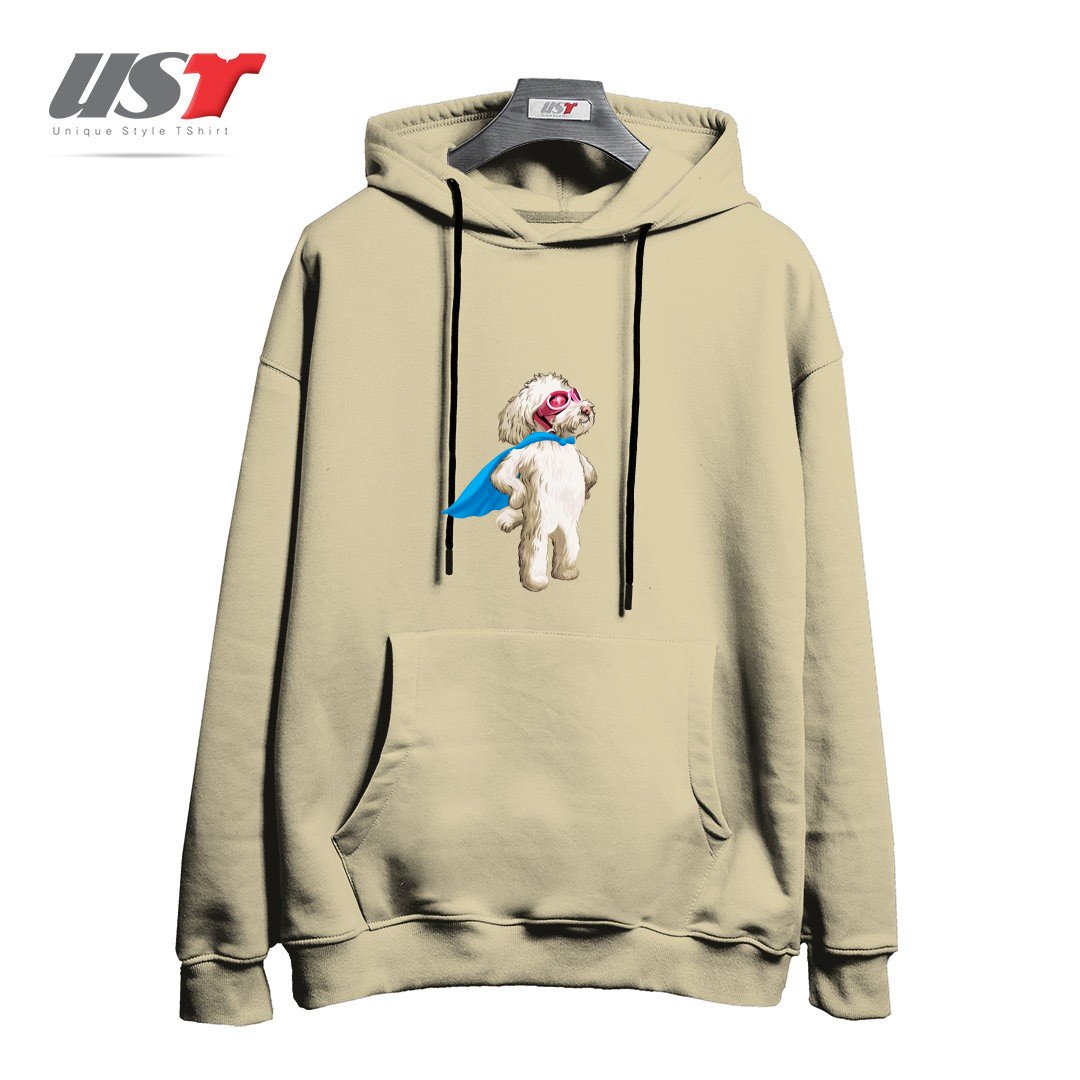 طرح SUPER هودی اورسایزرنگ نخودی