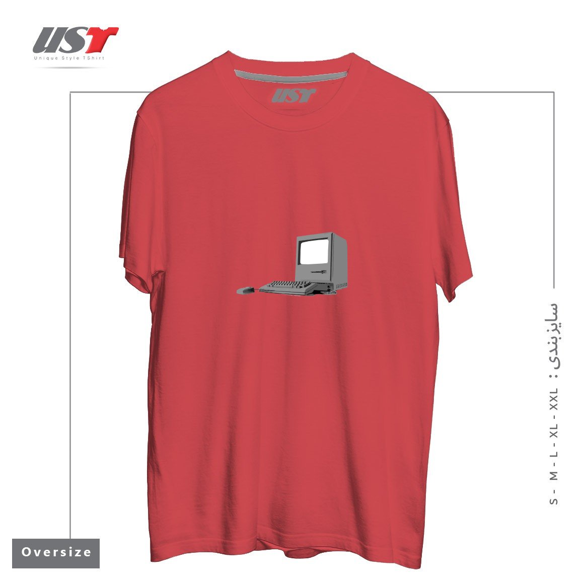 طرح WHERE IT ALL BEGAN تیشرت اورسایزرنگ ماتیکی