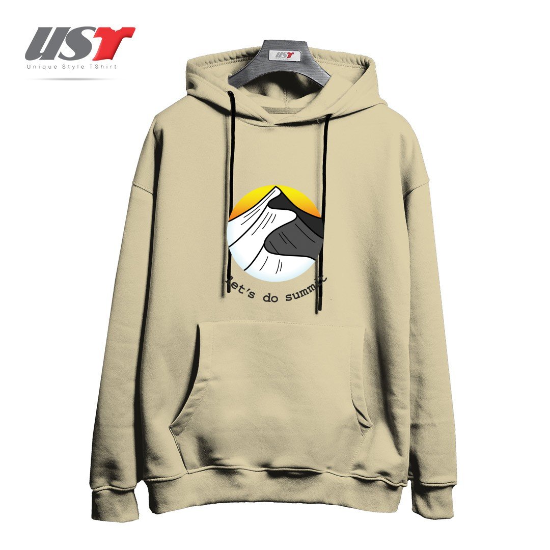 هودی اورسایز طرح LET'S DO SUMMIT (ON LIGHT)
