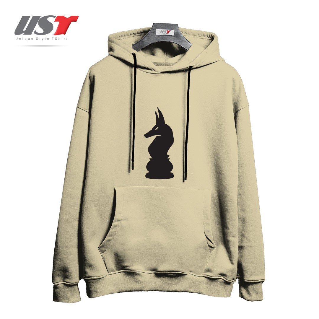 طرح ANUBIS KNIGHT هودی اورسایزرنگ نخودی