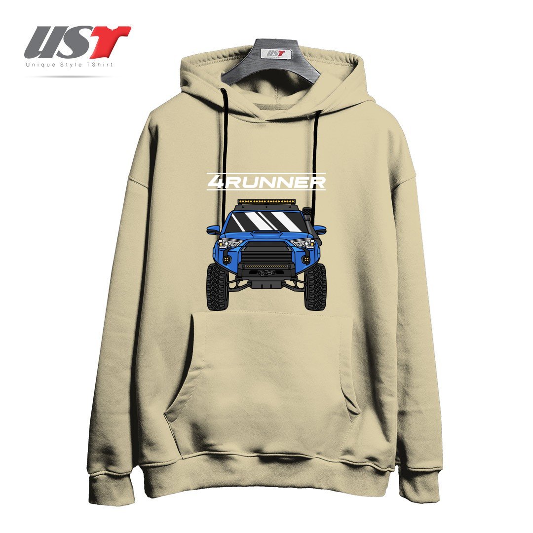 طرح 4 RUNNER OFF-ROAD PICKUP TRUCK هودی اورسایزرنگ نخودی