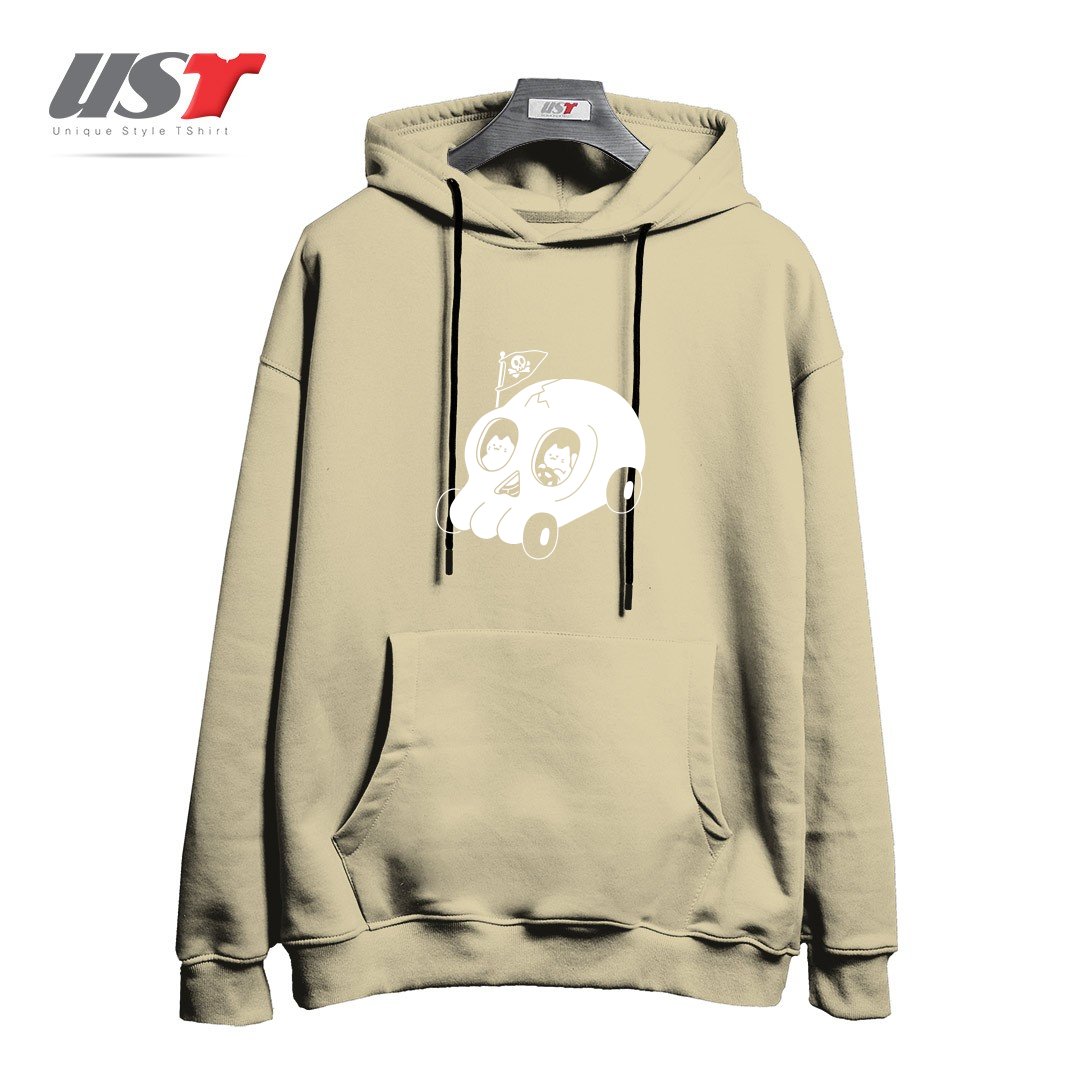 طرح SKULLMOBILE5151 هودی اورسایزرنگ نخودی