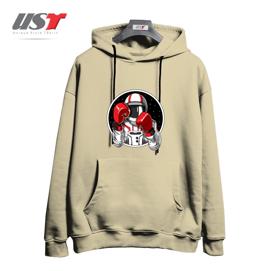 هودی اورسایز طرح BOXING ASTRONAUT
