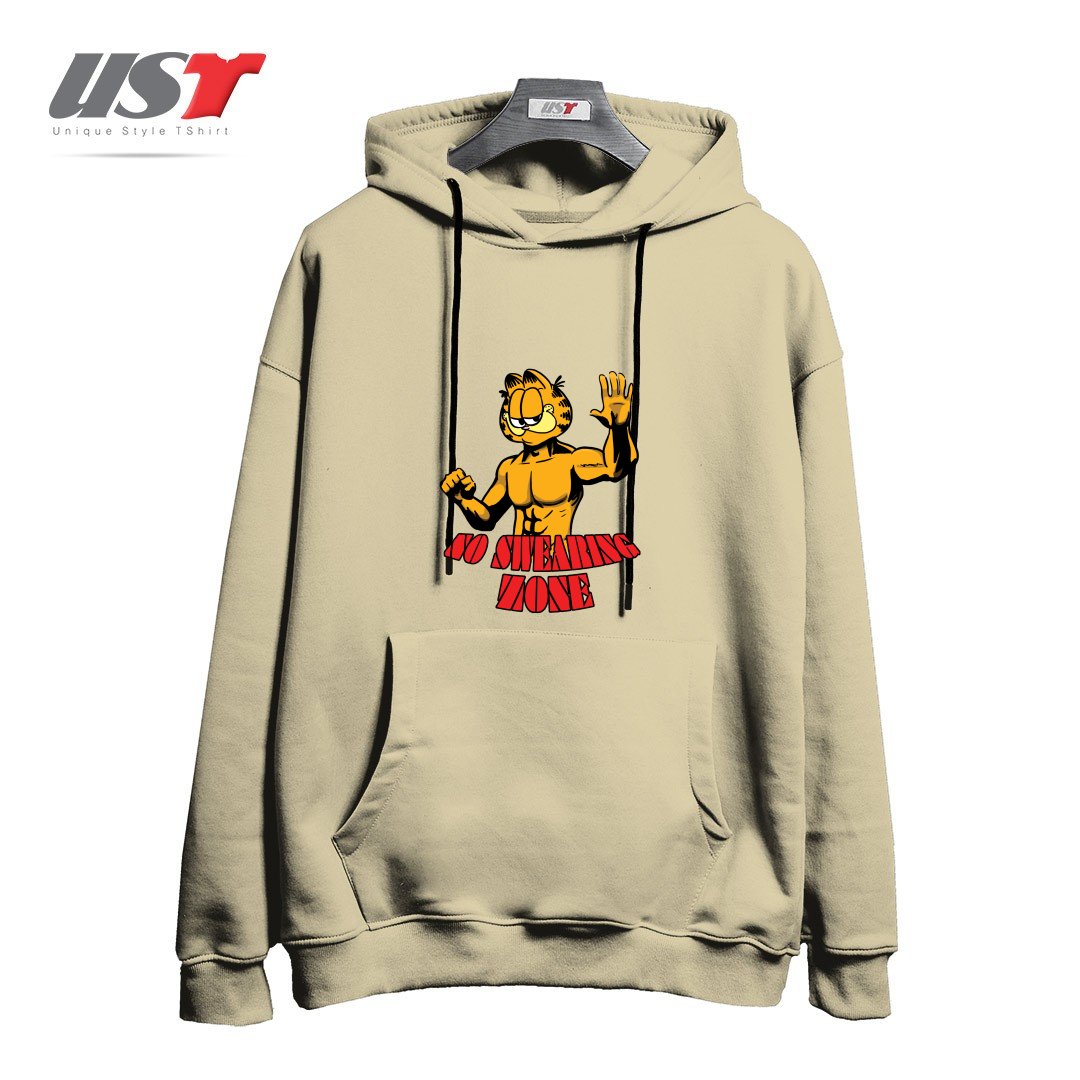 هودی اورسایز طرح garfild