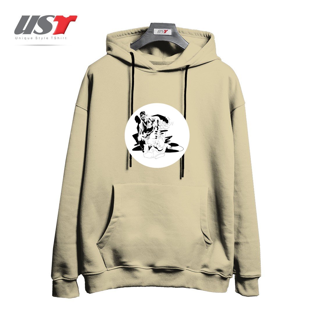 هودی اورسایز طرح BJJ SHADOW FIGHT