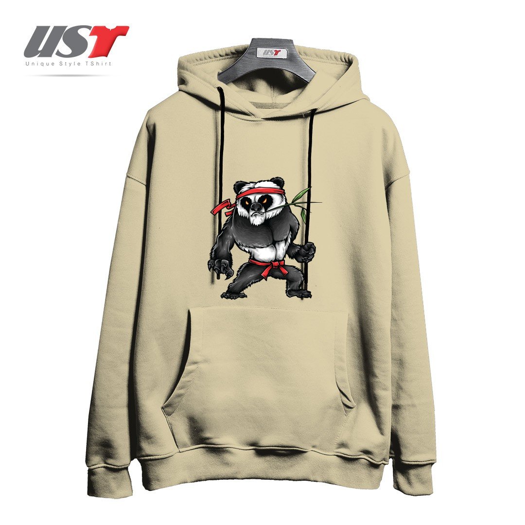 طرح KUNGFU PANDA هودی اورسایزرنگ نخودی