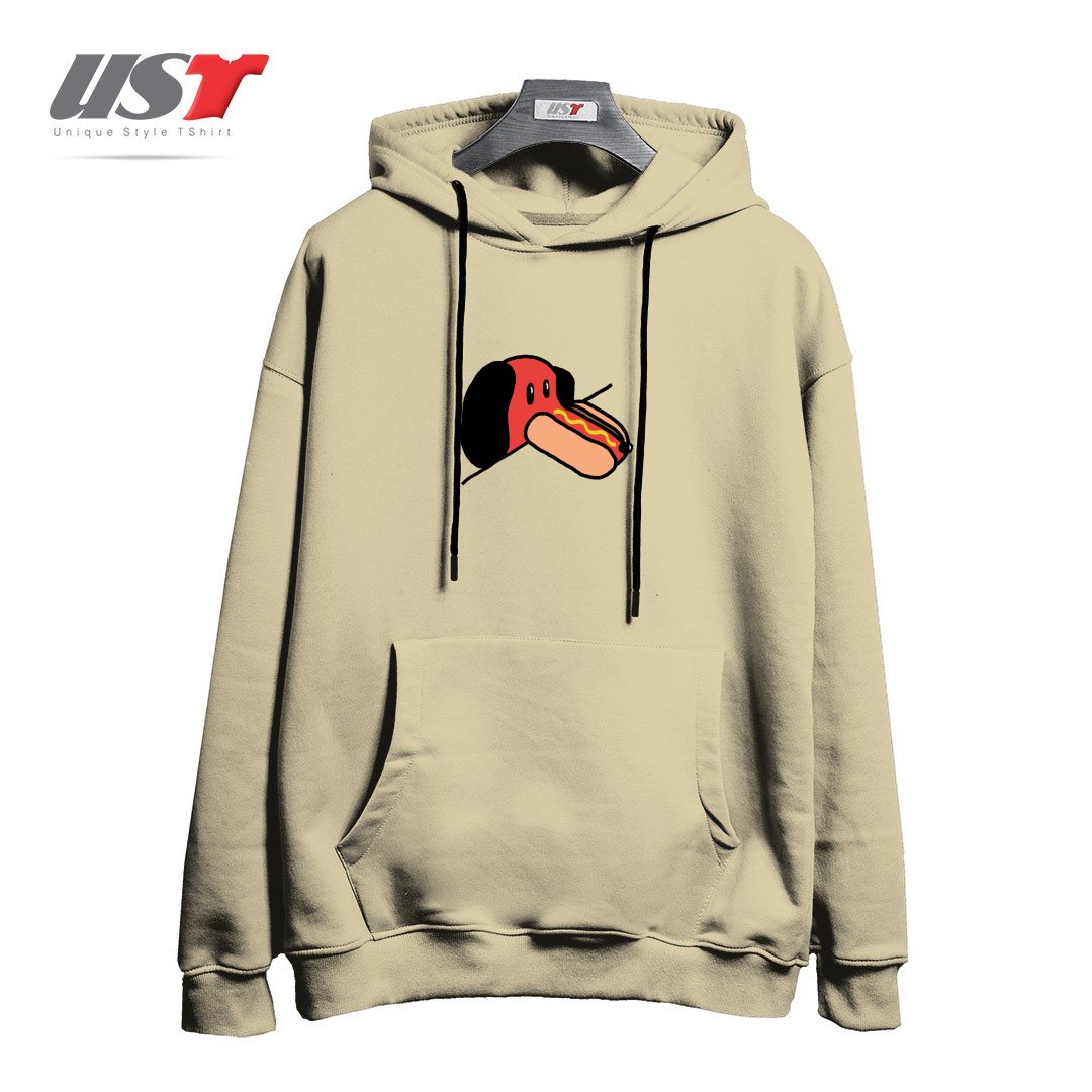 طرح JUST A WEIRD SCENE # 32 هودی اورسایزرنگ نخودی