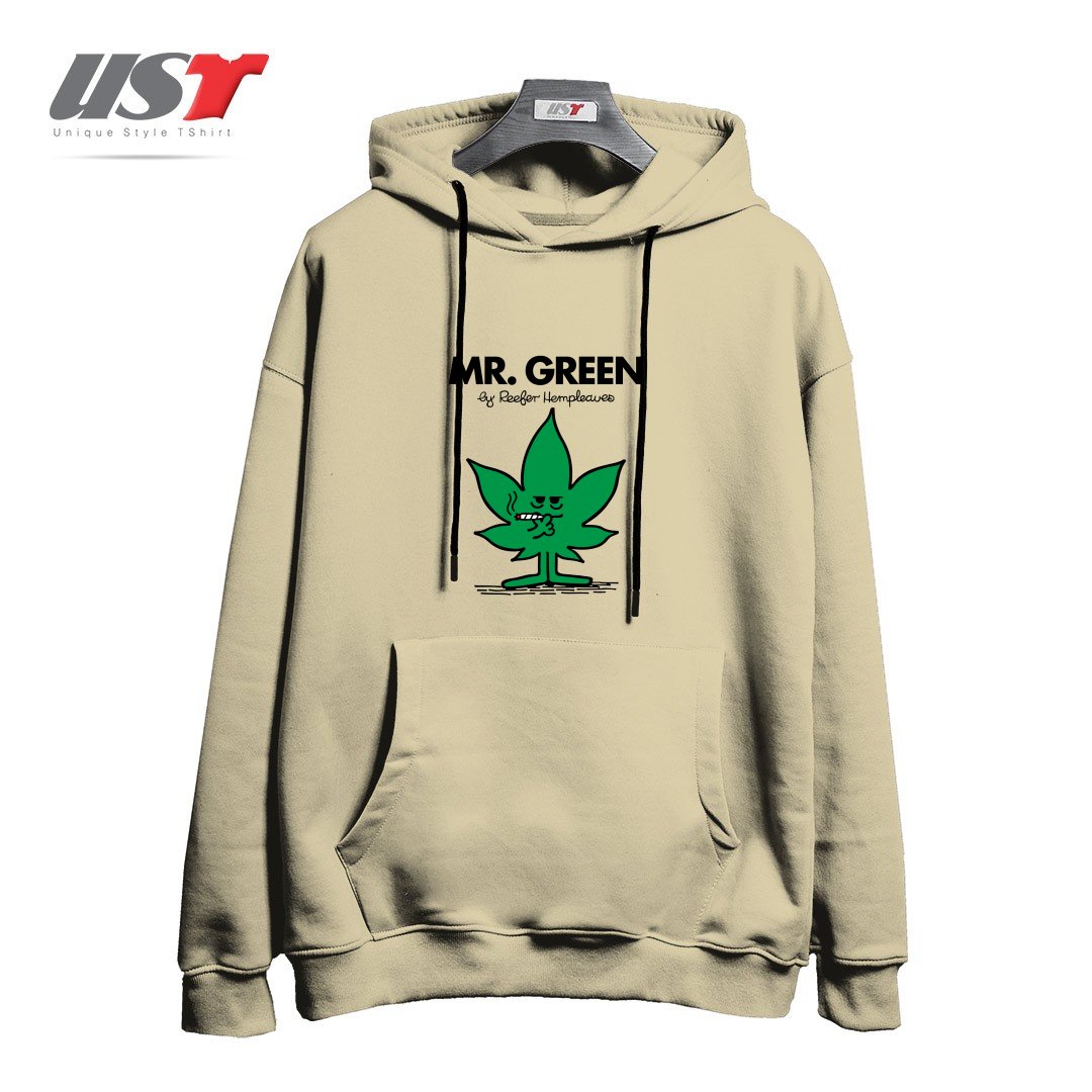 هودی اورسایز طرح MR. GREEN