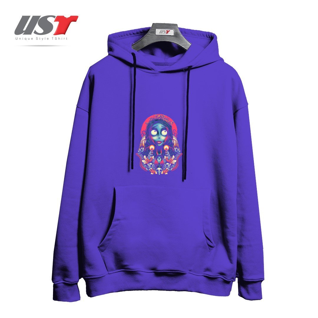 طرح A BEAUTIFUL AFTERLIFE هودی اورسایزرنگ بنفش