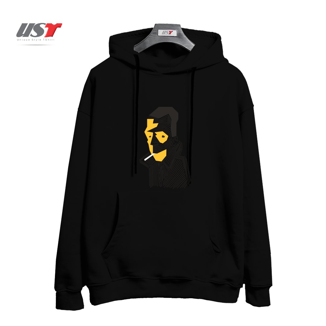 طرح STRANGE هودی اورسایزرنگ مشکی