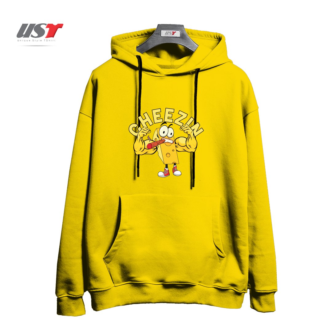 هودی اورسایز طرح THE BIG CHEEZE