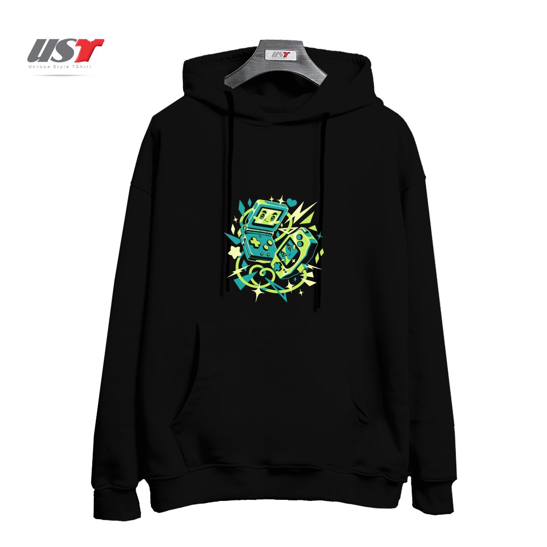 طرح ADVANCED FRIENDS هودی اورسایزرنگ مشکی