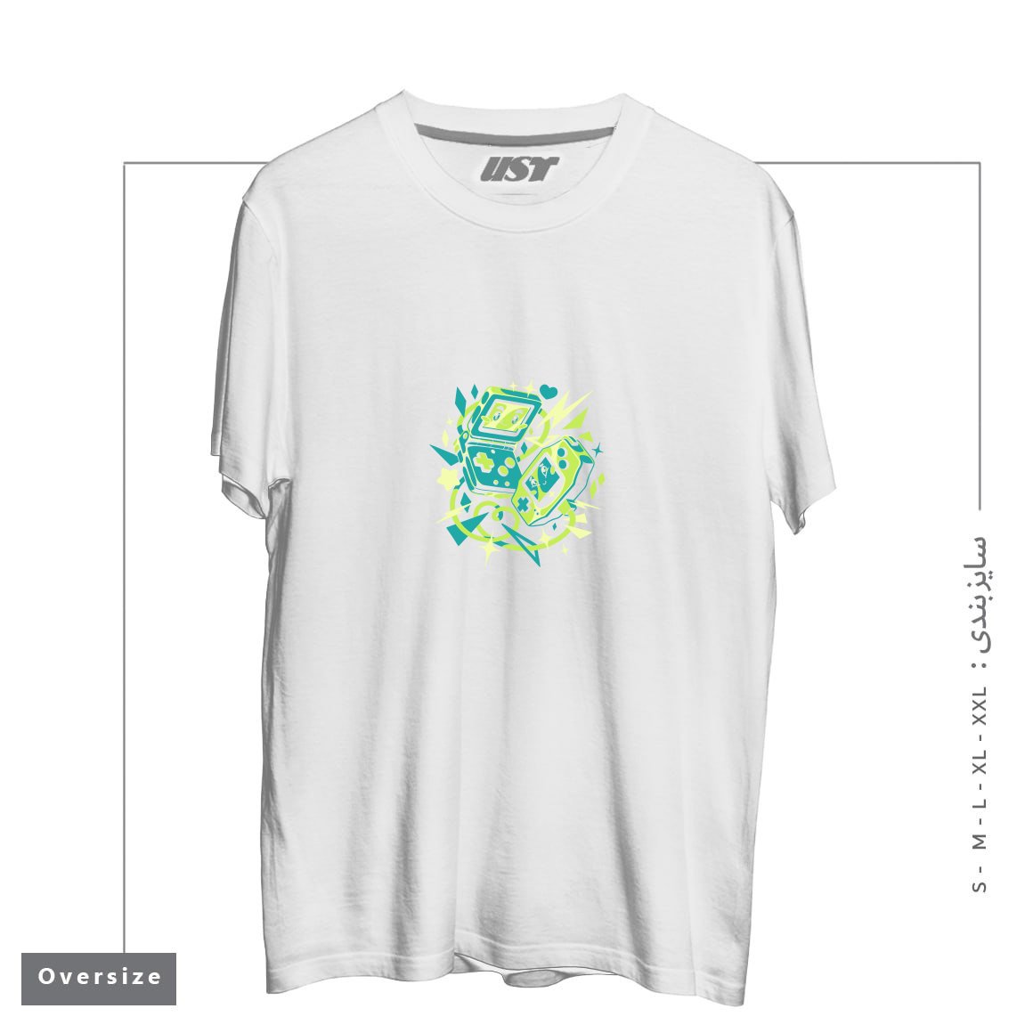 تیشرت اورسایز طرح ADVANCED FRIENDS