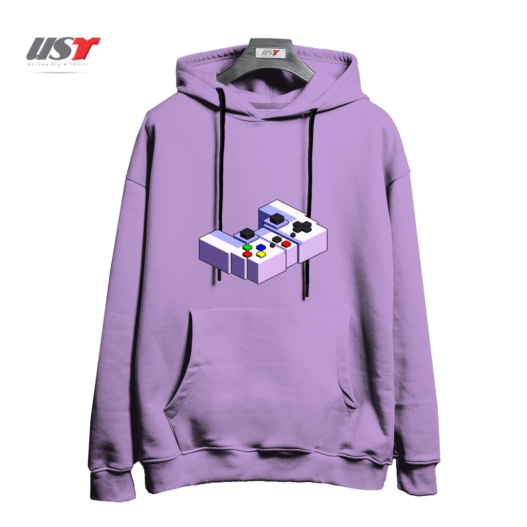 طرح GAME CONTROLLER PIXEL ART هودی اورسایزرنگ یاسی