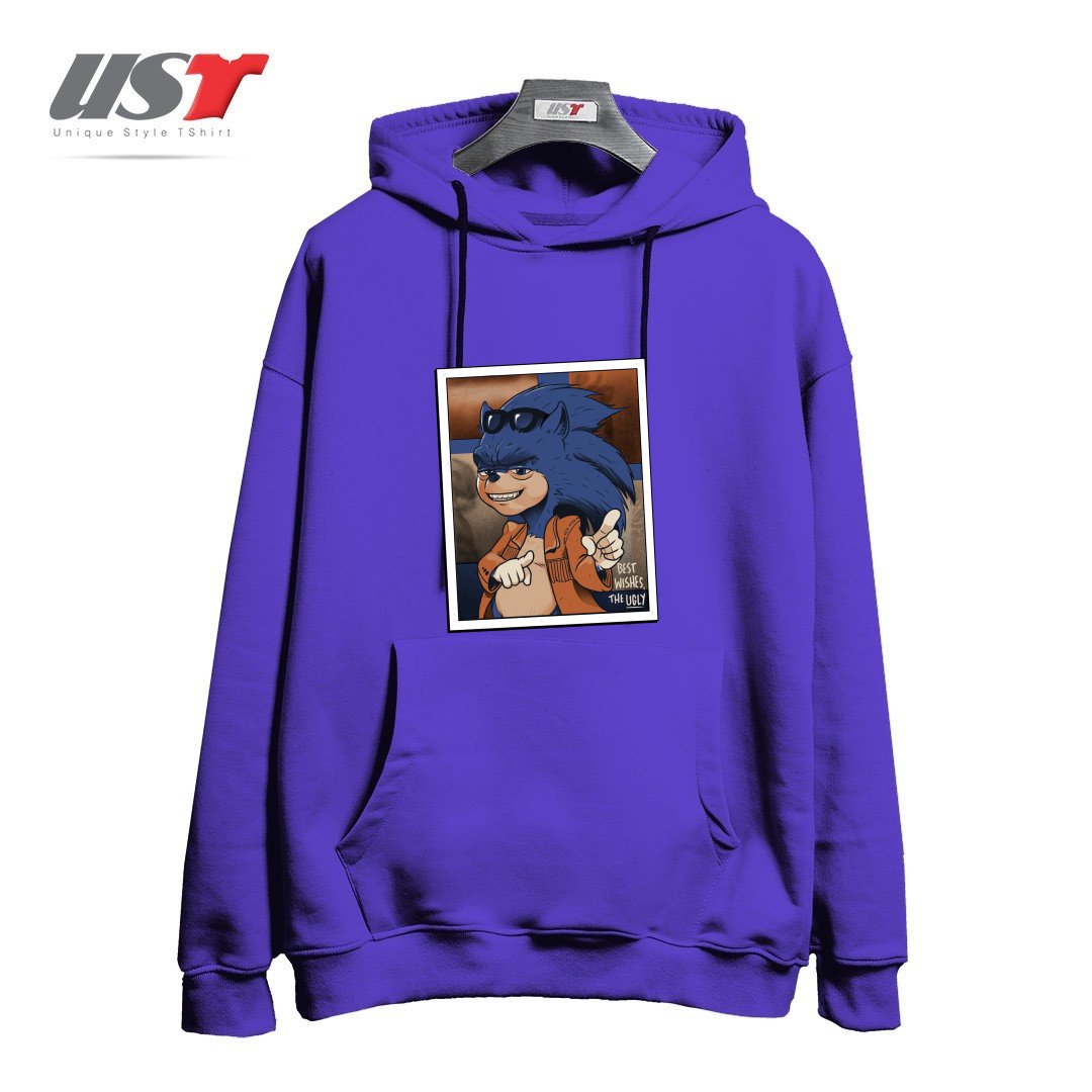 هودی اورسایز طرح THE UGLY