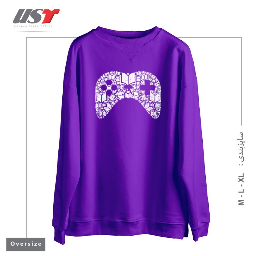 سوییشرت اورسایز طرح TAKE CONTROL2