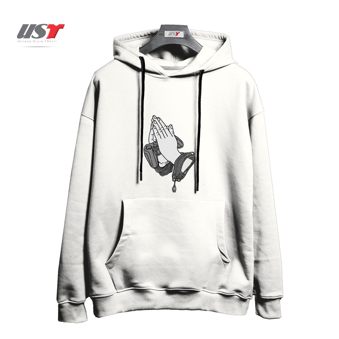 هودی اورسایز طرح PLAYING HANDS