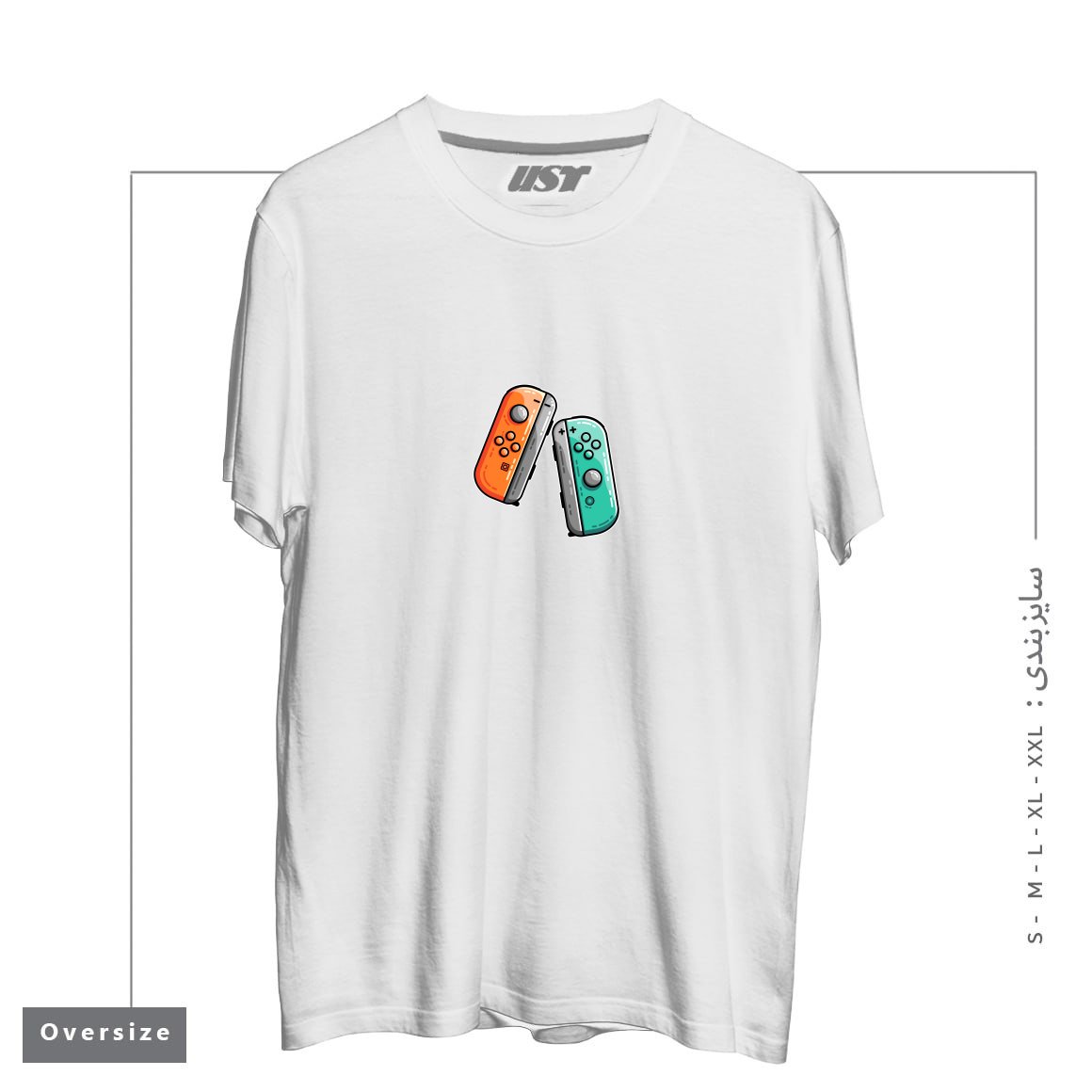 تیشرت اورسایز طرح GAMING CONTROLLERS