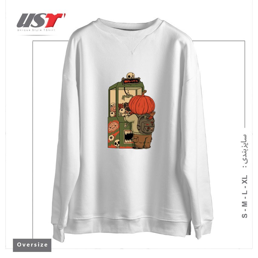 سوییشرت اورسایز طرح MONSTER CLAW MACHINE CHAMP