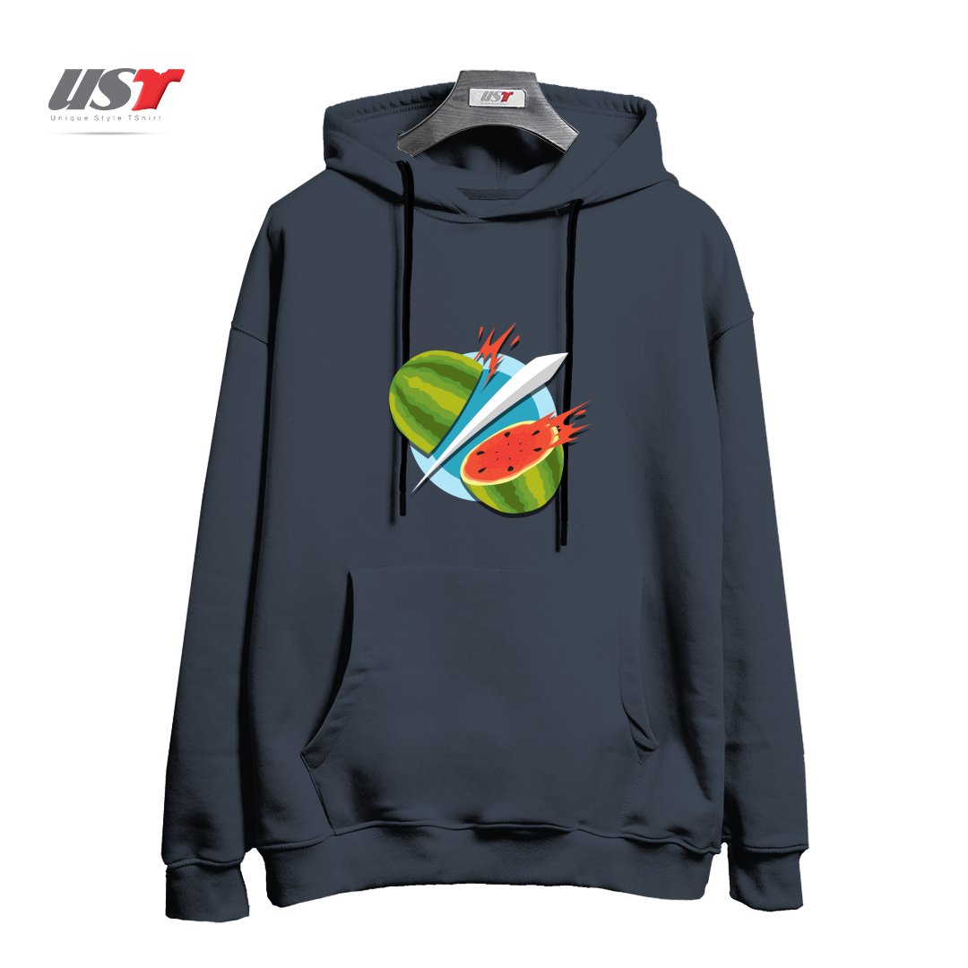 طرح FRUIT NINJA CLASSIC هودی اورسایزرنگ دودی