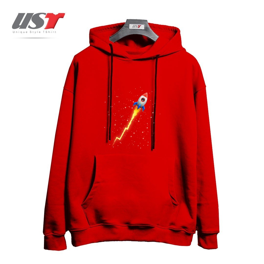 هودی اورسایز طرح TO THE MOON2