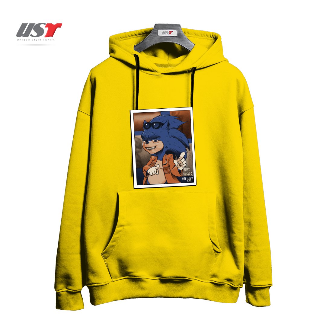 هودی اورسایز طرح THE UGLY3