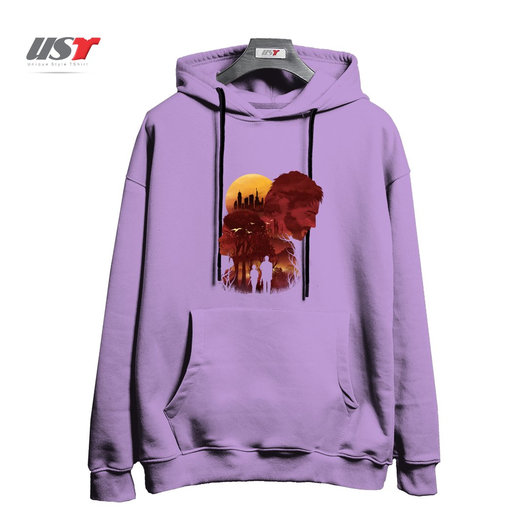 طرح THE LAST SUNSET هودی اورسایزرنگ یاسی