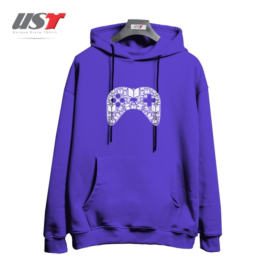 طرح TAKE CONTROL3 هودی اورسایزرنگ بنفش