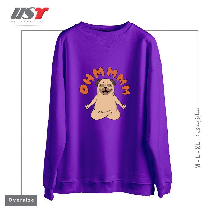 سوییشرت اورسایز طرح DOG1