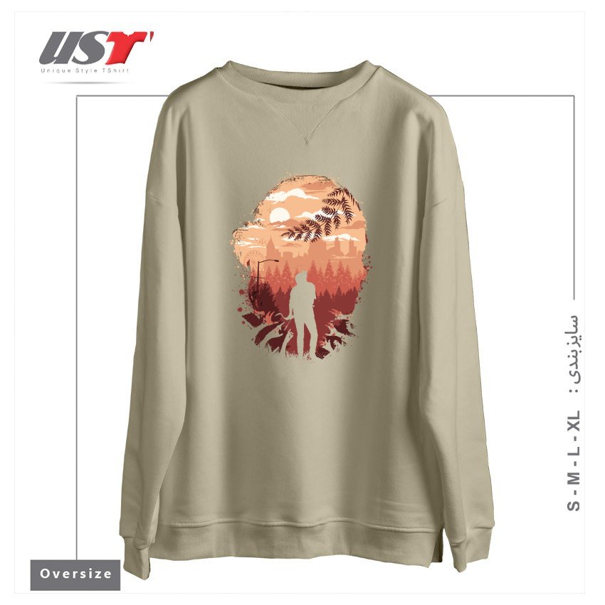 سوییشرت اورسایز طرح LAST OF ME
