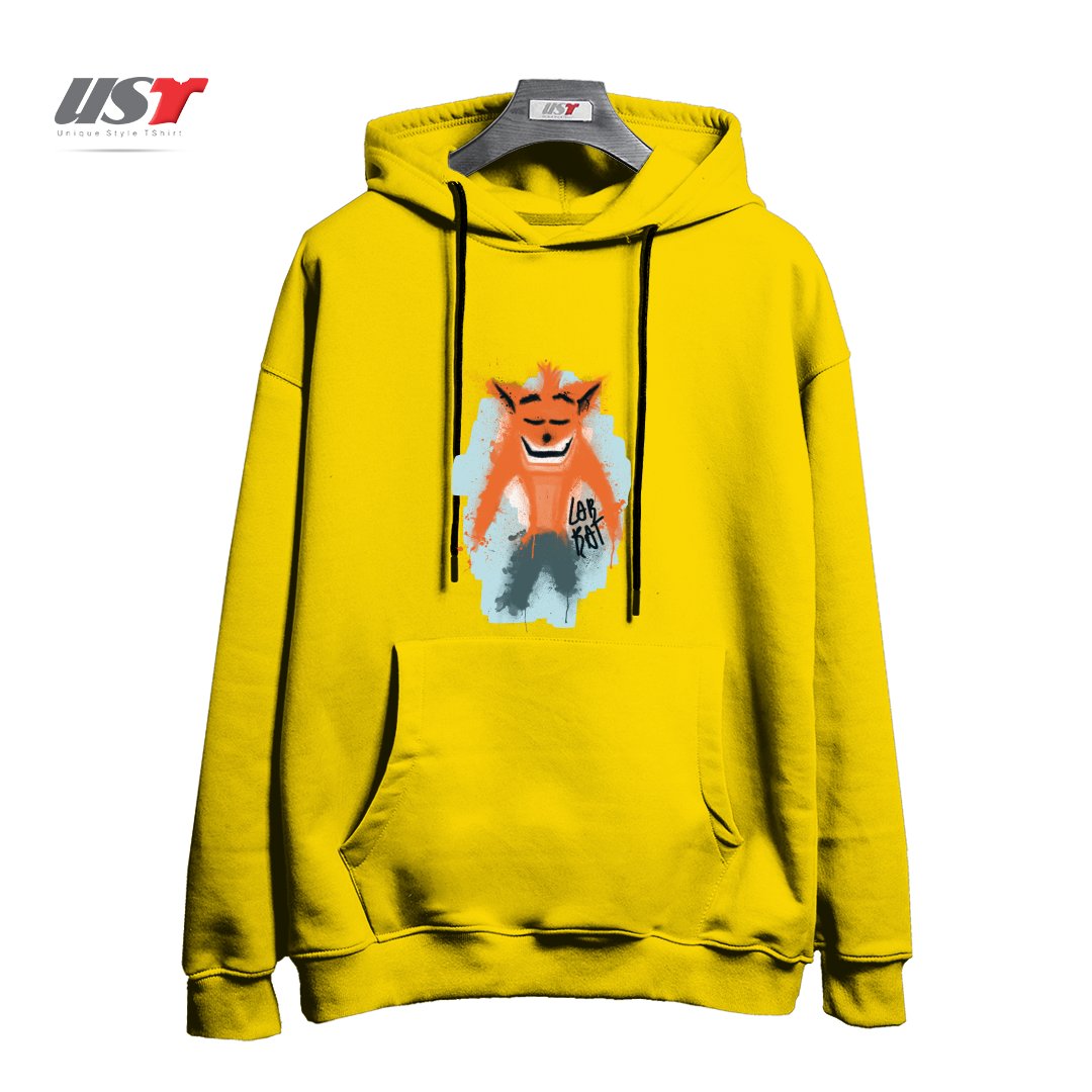 هودی اورسایز طرح LAB RAT