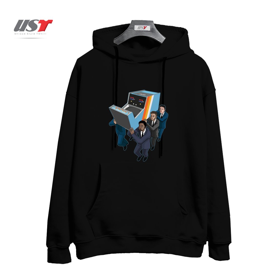 طرح GAME OVER2 هودی اورسایزرنگ مشکی