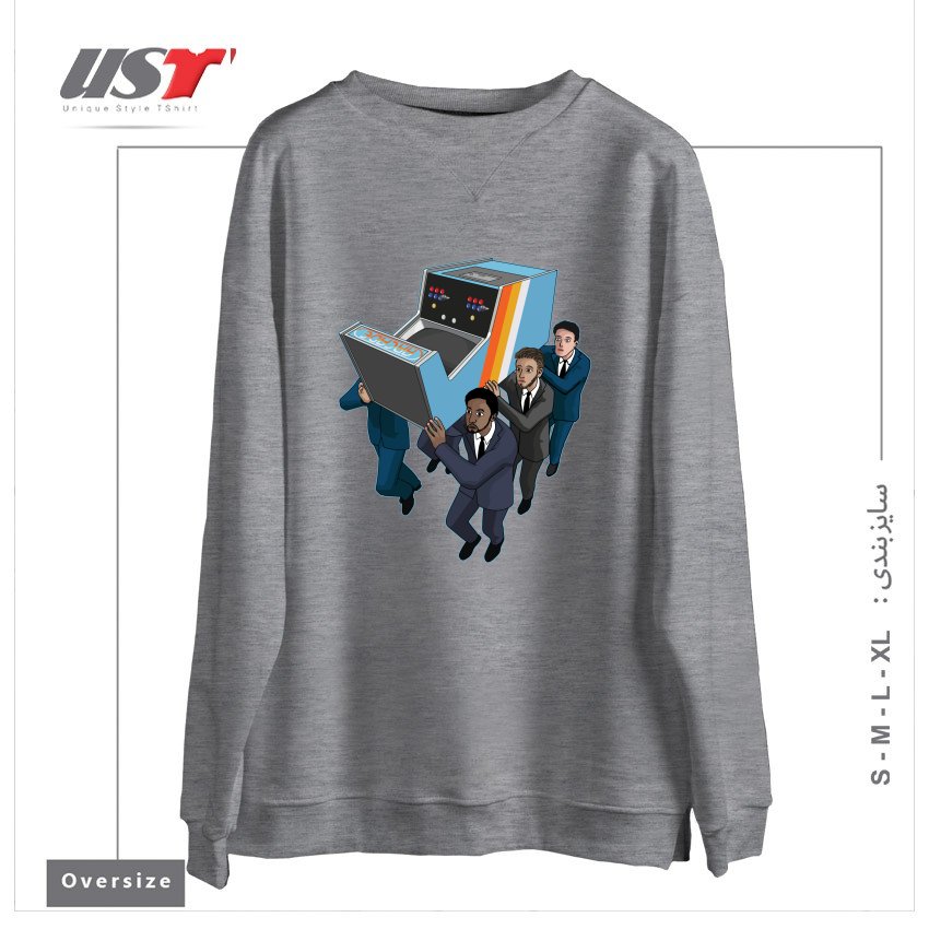 سوییشرت اورسایز طرح GAME OVER2