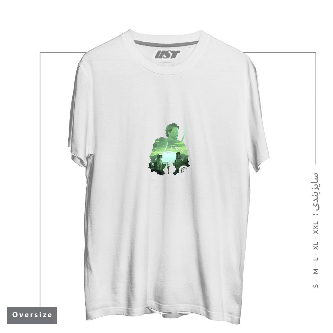 تیشرت اورسایز طرح ICONIC SUNSET