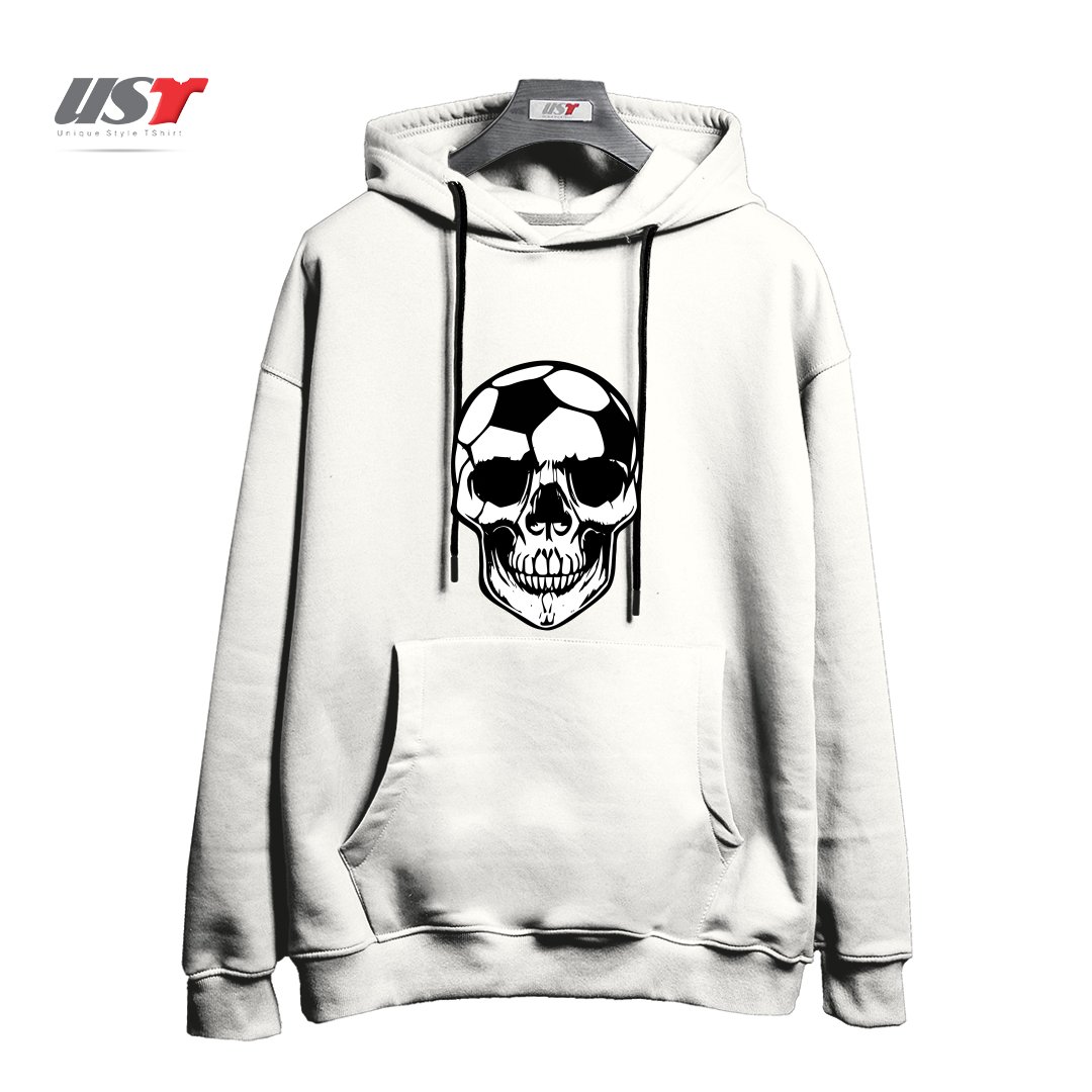 هودی اورسایز طرح SOCCER SKULL