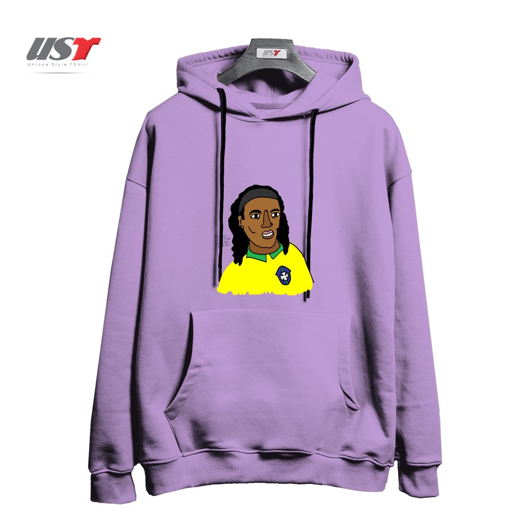 طرح RONALDINHO BRAZIL FOOTBALL T SHIRT هودی اورسایزرنگ یاسی